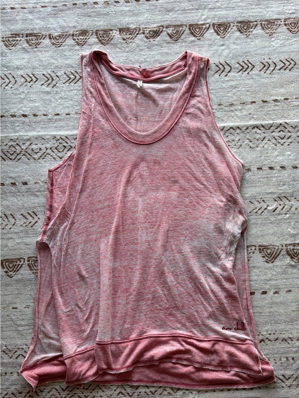 Free People Lightweight Pink Tank Top